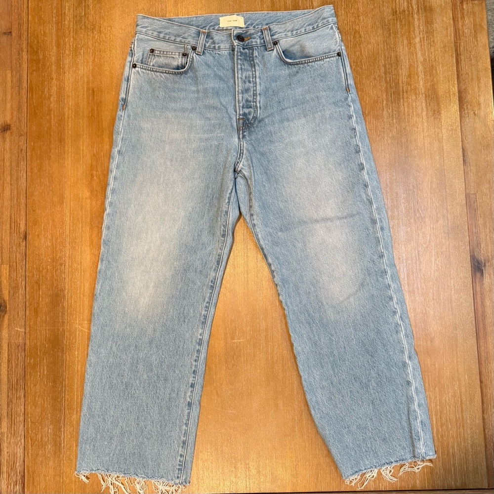 The Row Light Blue Straight Leg Jeans - Picture 2 of 14